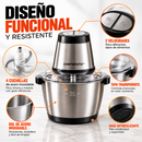🔥 PRÉ BLACK FRIDAY 🔥 👨‍🍳 ChefBruto™ – Procesador de Alimentos 2L 250W con Cuchillas de Acero Inoxidable 🔪✨