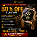 TORREZ™ Prestige Gold™ | El Reloj que Proyecta Éxito y Elegancia