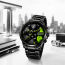 🔥 TORREZ™ Velocity | Reloj Inspirado en Superautos (Green & Red Edition)