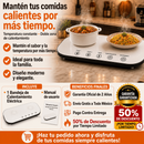 Bandeja Calentadora Eléctrica Plegable Mantén tus Alimentos Calientes Hasta el Último Bocado