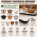 Bandeja Calentadora Eléctrica Plegable Mantén tus Alimentos Calientes Hasta el Último Bocado