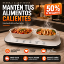 Bandeja Calentadora Eléctrica Plegable Mantén tus Alimentos Calientes Hasta el Último Bocado