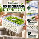 FreshKeep™ – Set de 4 Recipientes con Colador Interior y Tapa